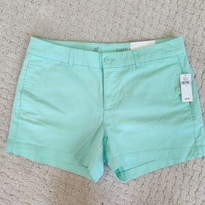 Women's Gap Mint Green Chino Shorts